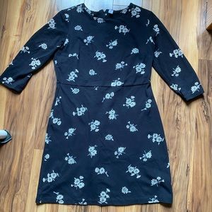 Old Navy Floral Ponte Dress